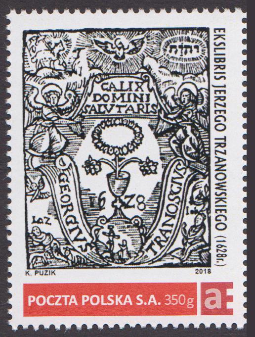 KP039 Ekslibris Jerzego Trzanowskiego 1628
